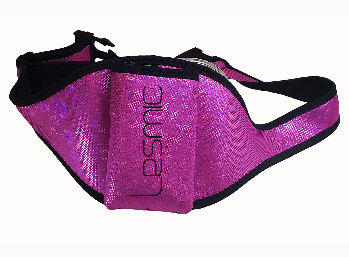 Lesmic Glitter Series -Purple Adjustable Vertical Fitness / Aerobic Belt Pouches