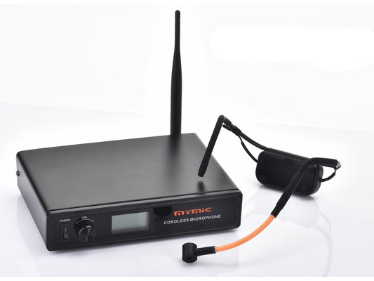 Mymic - InWater Commercial Submersible Cordless Headset Wireless Mic System FSW-1000S (Single Headset) for Aqua Group Exercise and Hot Yoga Classes