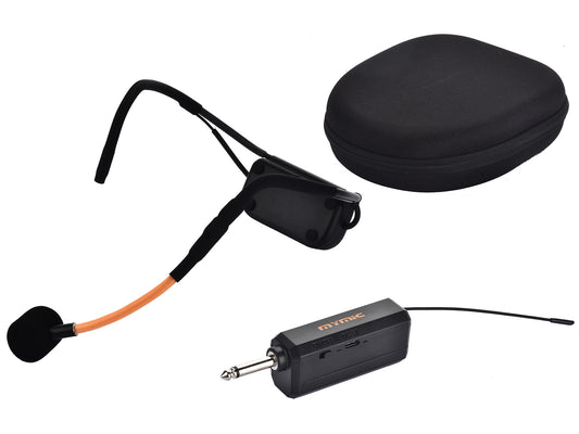 Mymic - Personal Portable Water Resistant Cordless Headset Mic System FSW-3000H for Group Exercise Fitness Classes