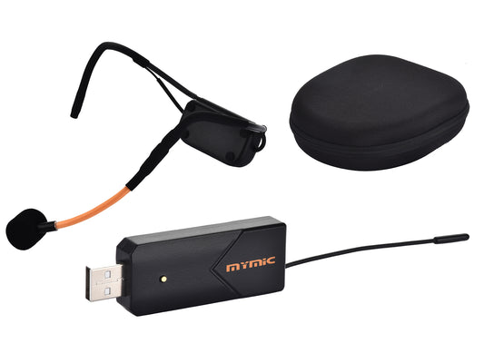 Mymic - Personal Portable Water Resistant Cordless Headset Mic System FSW-5000H for VIRTUAL Group Exercise Fitness Classes