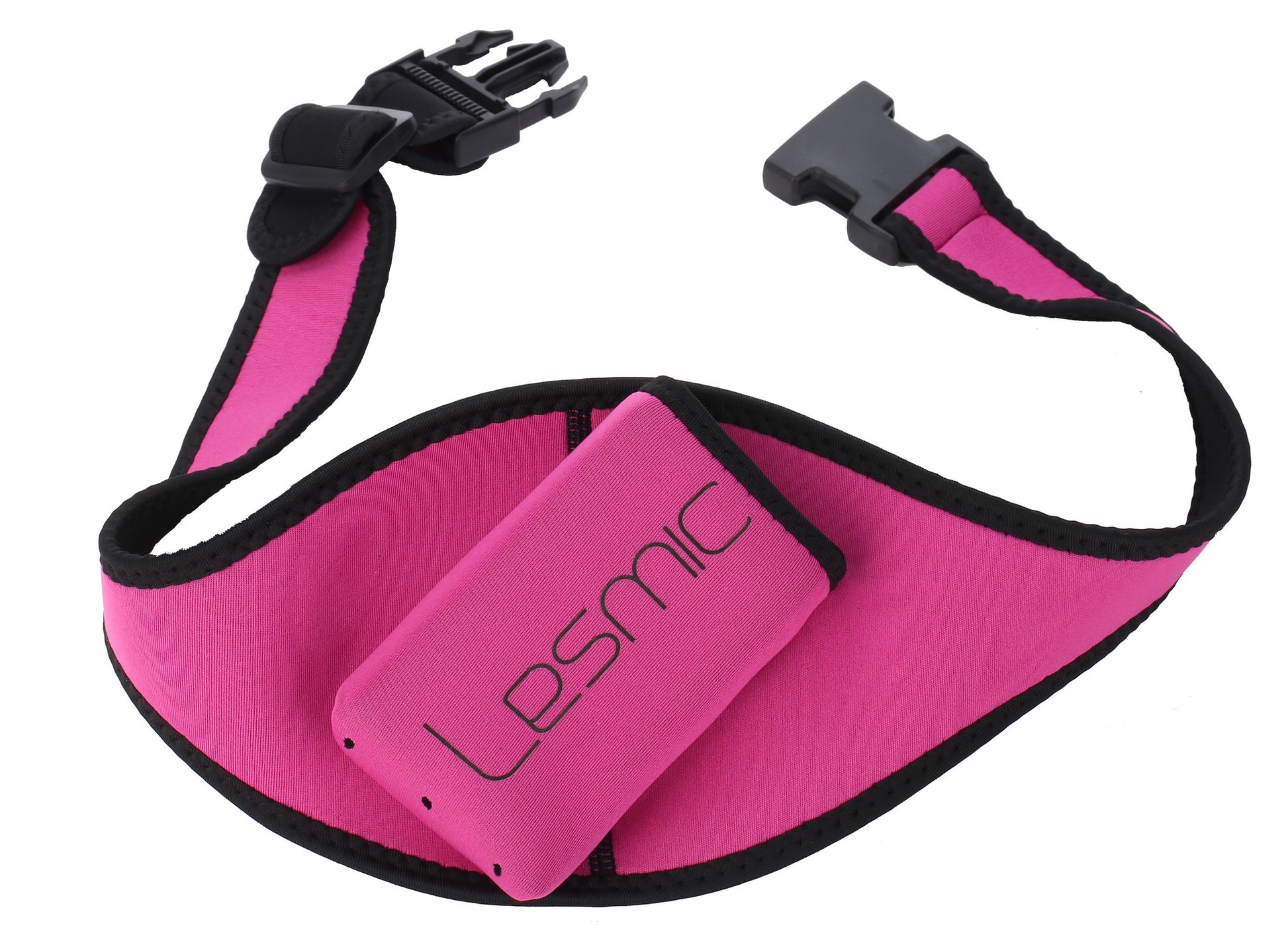 Lesmic Standard Series Adjustable Waist Angled Fitness / Aerobic Belt Pouches - Pink - Fitsonics.com - Online 1 stop of Fitness Instructor gadgets