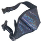 Lesmic Glitter Series -Black Adjustable Vertical Fitness / Aerobic Belt Pouches