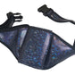 Lesmic Glitter Series -Black Adjustable Vertical Fitness / Aerobic Belt Pouches