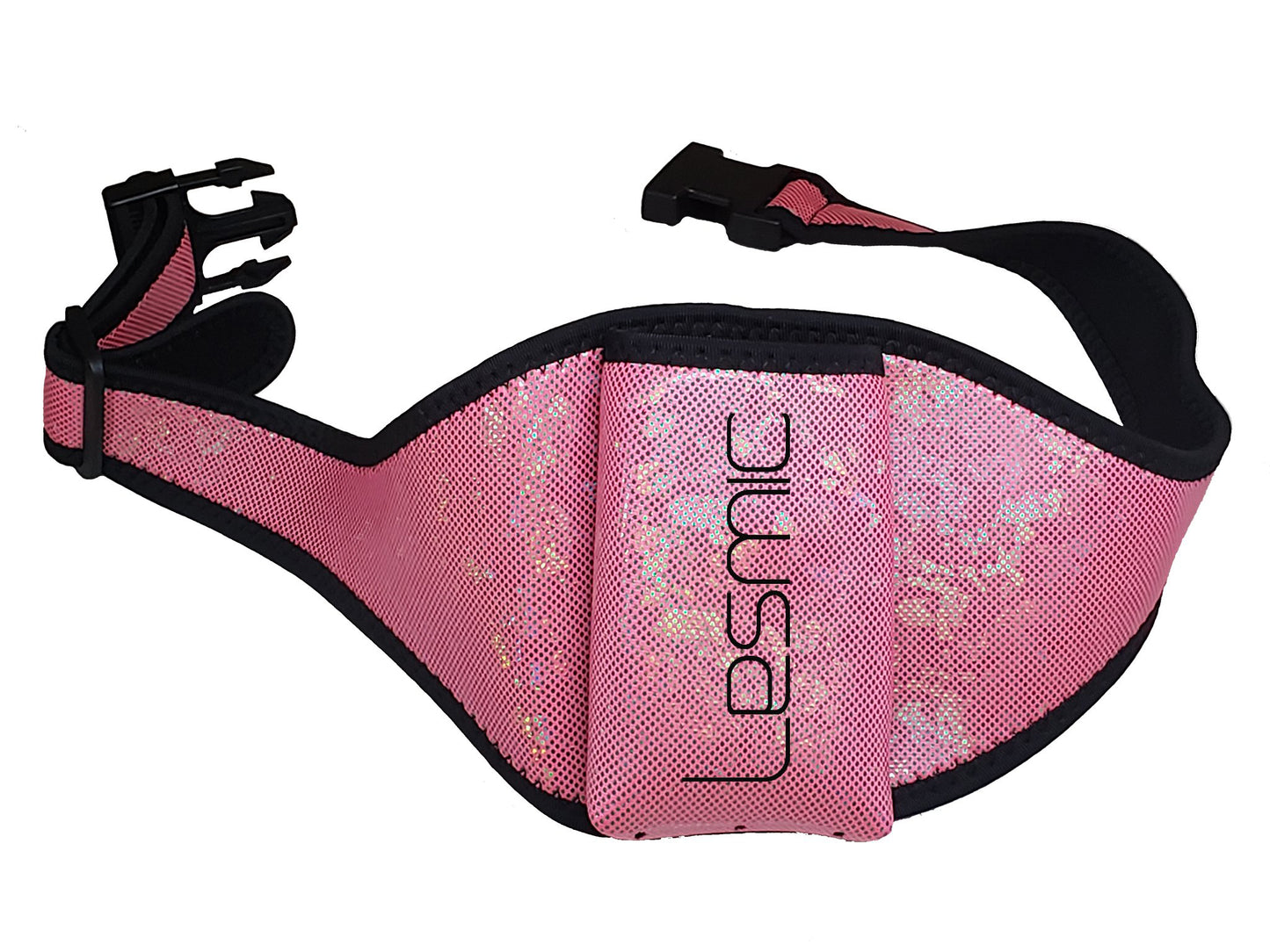 Lesmic Glitter Series -Pink Adjustable Vertical Fitness / Aerobic Belt Pouches