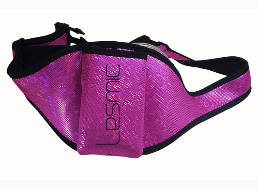 Lesmic Glitter Series -Purple Adjustable Vertical Fitness / Aerobic Belt Pouches